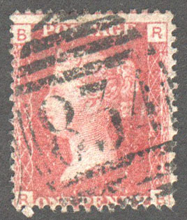 Great Britain Scott 33 Used Plate 146 - RB - Click Image to Close
